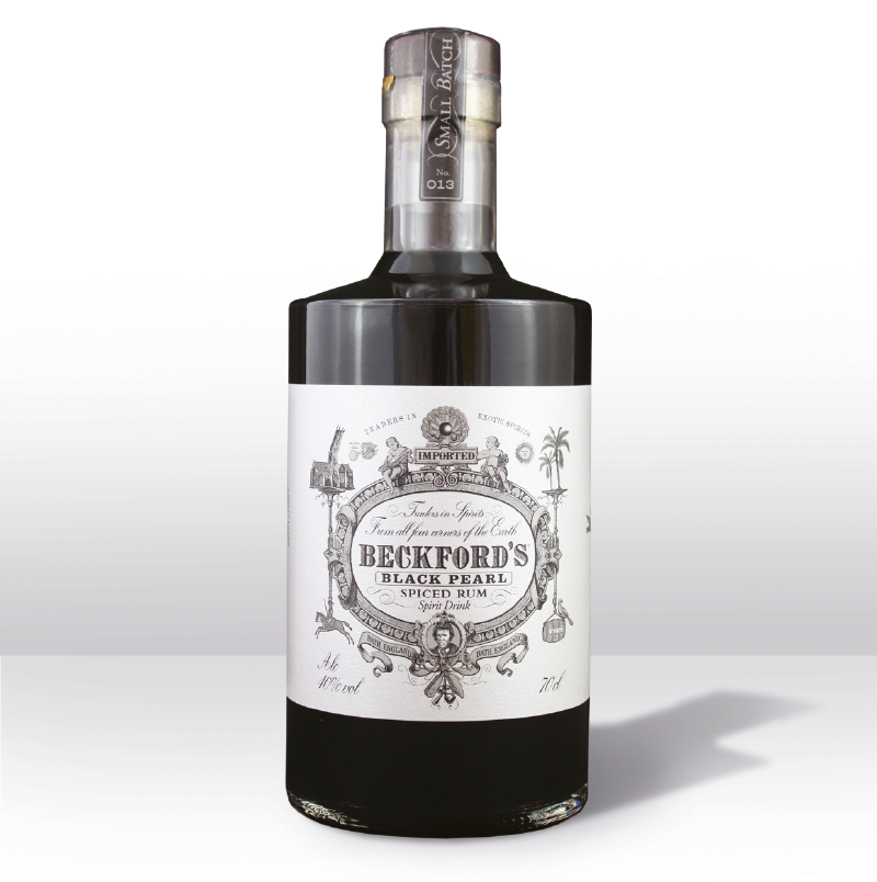 Beckford's Black Pearl Rum 70cl bottle