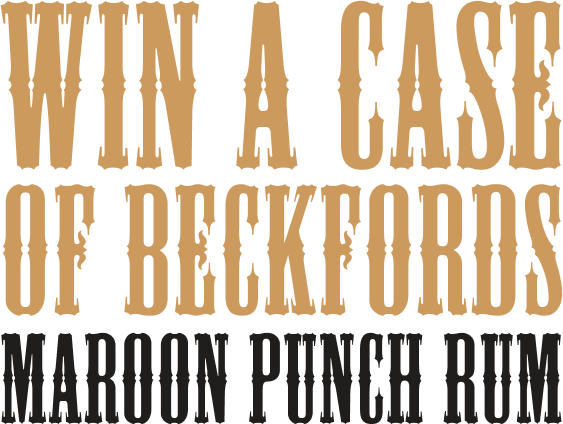 Win a case of beckfords maroon punch rum